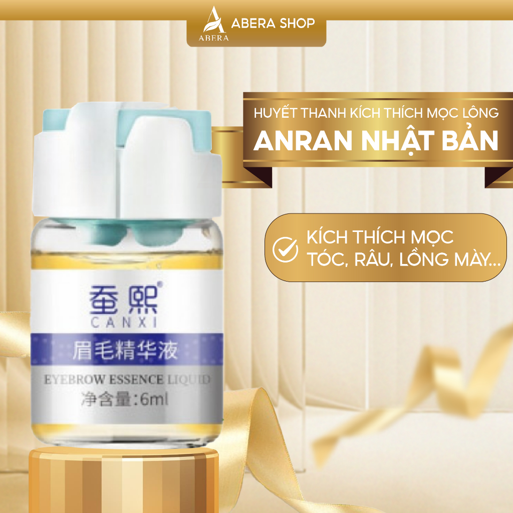 Huyết Thanh Kích Thích Mọc Lông ANRAN Nhật Bản Serum ANRAN Kích Thích Mọc Tóc, Râu, Lông Mày, Lông Mi 6ML
