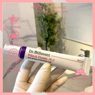[Nhập khẩu] Kem dưỡng trẻ hoá da Dr. Different Retinal Tím Vita- A Cream Night Treatment 20g