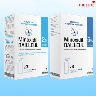 Xịt mọc tóc Minoxidil Bailleul 2%, 5% Pháp Giảm Rụng Và Kích Thích Mọc Tóc dành cho Nam và Nữ
