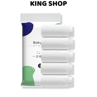 Set 10 quần lót giấy dùng một lần cotton êm mềm đã khử trùng bằng công nghệ EO - Kingshop Q474