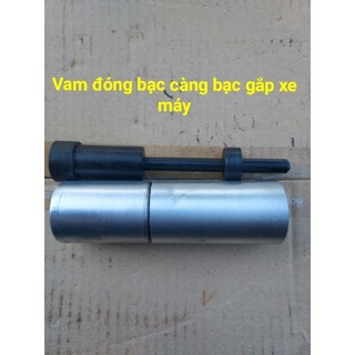 Vam đóng bạc càng bạc gắp xe máy
