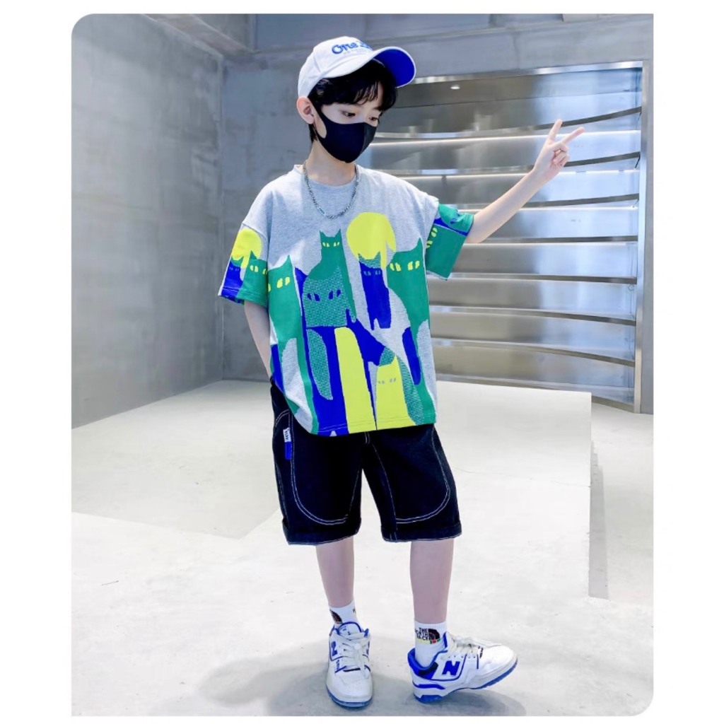 SÉT BỘ THUN BÉ TRAI IN CHỮ