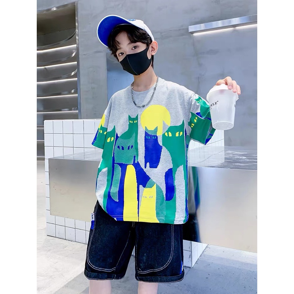 SÉT BỘ THUN BÉ TRAI IN CHỮ