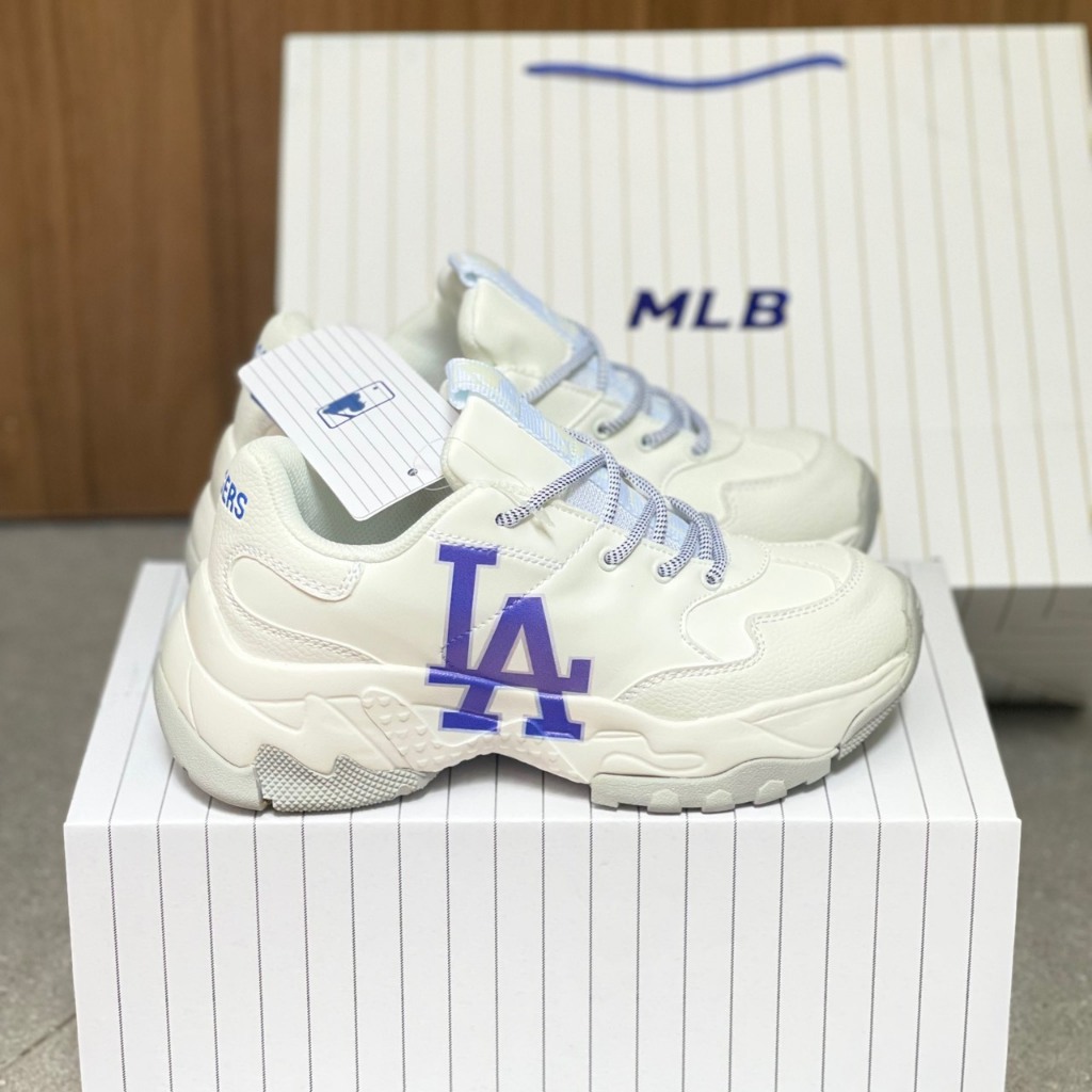 Giày MLB béo đủ màu đế tách, giày mlb NY bản S.Cấp chuẩn trung full phụ kiện