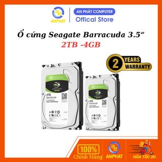 Ổ cứng Seagate Barracuda 1TB/2TB 64MB cache - Bảo Hành Chính Hãng 24 Tháng