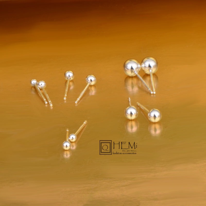 Khuyên nụ bi bạc | TRANG SỨC BẠC ACCESSORIES