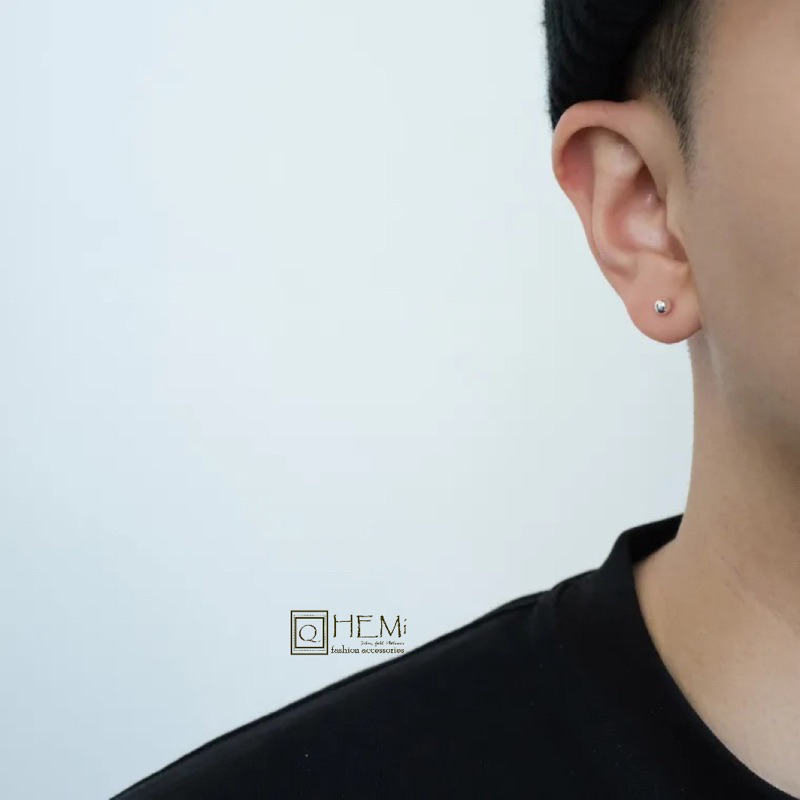Khuyên nụ bi bạc | TRANG SỨC BẠC ACCESSORIES
