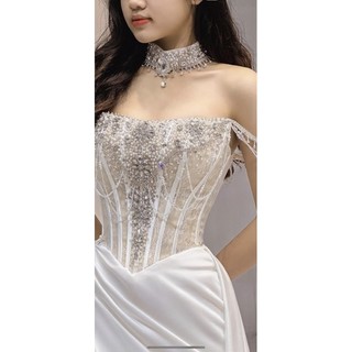 Bộ vòng cổ/ vòng tay/ vòng chuỗi trang phục đính đá