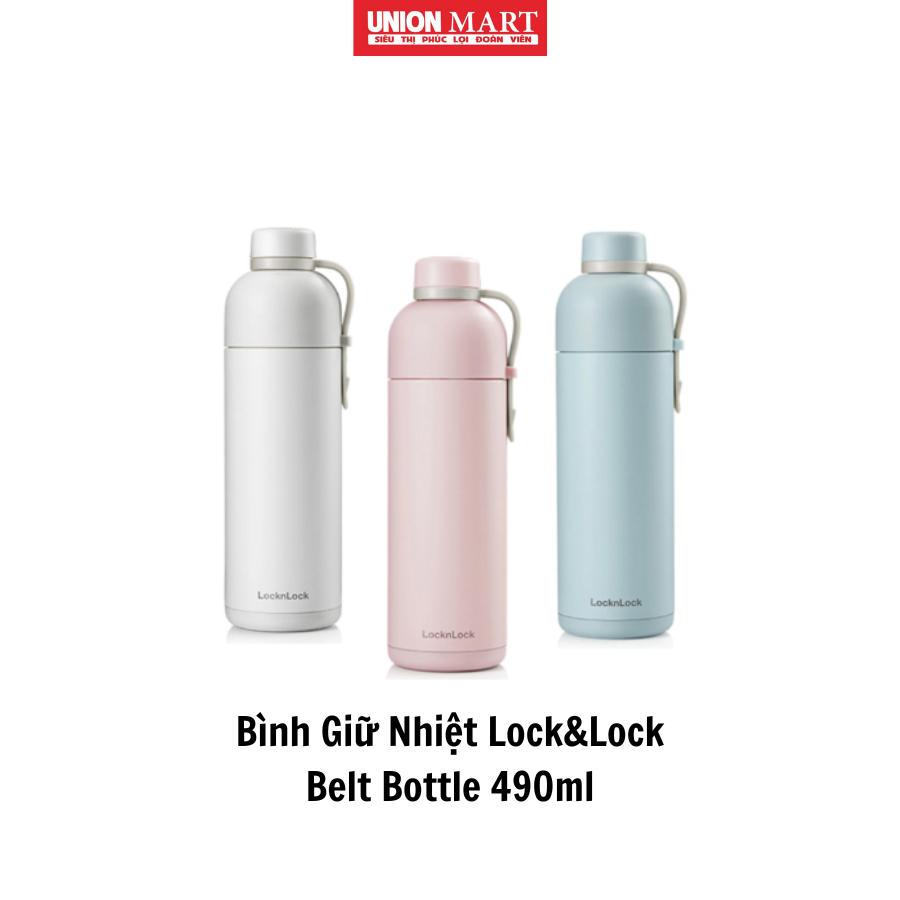 BÌNH GIỮ NHIỆT LOCK&LOCK BELT BOTTLE 490ML LHC4267