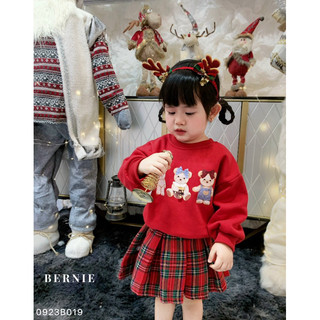 Set bộ áo chân váy diện Noel và Tết cho bé gái