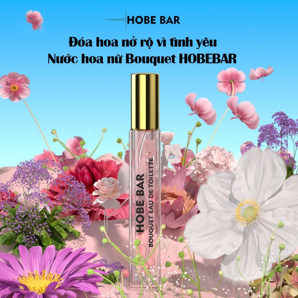 Nước hoa nữ thơm lâu HOBEBAR 10ml hương thơm nữ tính, dễ thương và siêu lôi cuốn ngọt ngào nước hoa mini nhỏ gọn cá tính