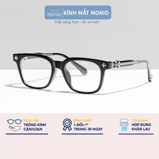 Gọng kính cận thời trang nam nữ MONIO dáng chữ nhật chất liệu nhựa siêu bền phụ kiện thời trang KLX304