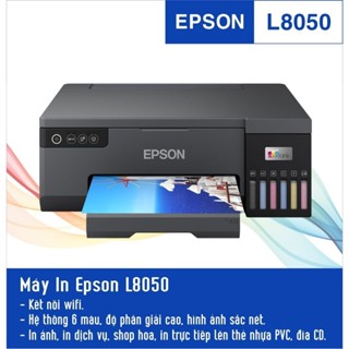 Máy In Epson Ecotank L8050 Thiết Kế Nhỏ Gọn In 6 Màu Mực Độ Phân Giải Cao