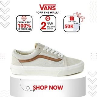 Vans old skool camel CHÍNH HÃNG nam nữ, giày vans cao cấp full box
