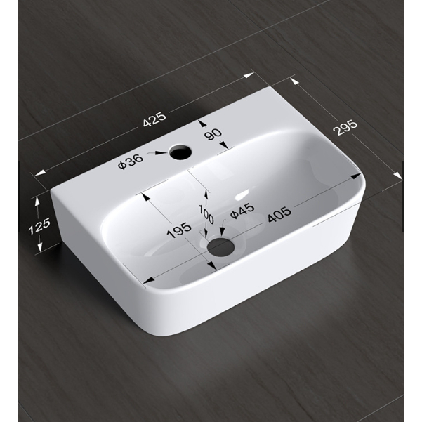 Chậu lavabo , chậu rửa mặt treo tường nhỏ. Hàng loại A