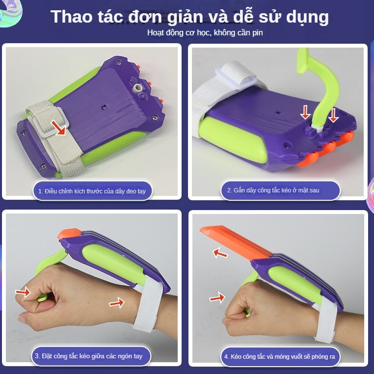Đồ Chơi Móng Vuốt Người Sói Cà Rốt Giải Nén HAMIHA
