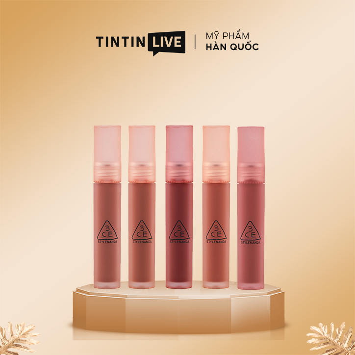 Son Tint 3CE Blur Water Tint 5 màu chính hãng