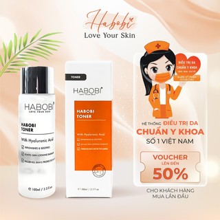 Toner hoa hồng Habobi giúp làn da căng bóng mịn màng, se khít lỗ chân lông chống lão hóa 100ml