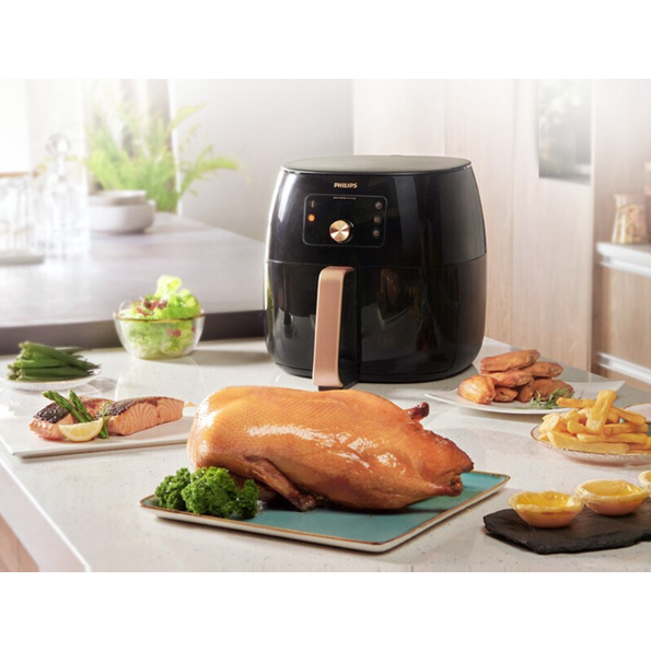 NỒI CHIÊN KHÔNG DẦU PHILIPS HD9651/61 7,3L ,BẢO HÀNH 2 NĂM