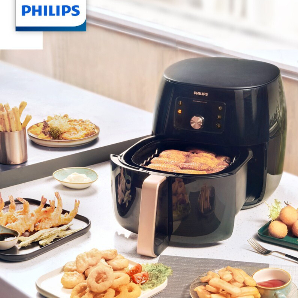 NỒI CHIÊN KHÔNG DẦU PHILIPS HD9651/61 7,3L ,BẢO HÀNH 2 NĂM