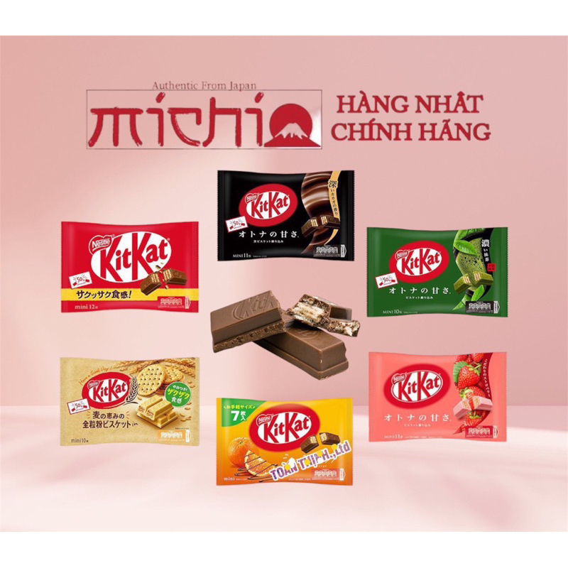 Bánh kẹo Kitkat socola nội địa Nhật Bản thơm ngon