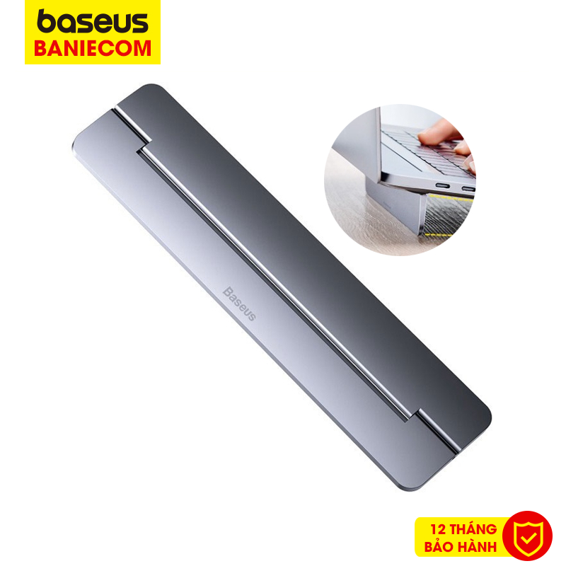 Giá Đỡ Laptop Baseus Zhichi Làm Từ Hợp Kim Có Thể Gập Gọn Dành Cho Macbook Pro Air 12-17 Inch - BANIECOM