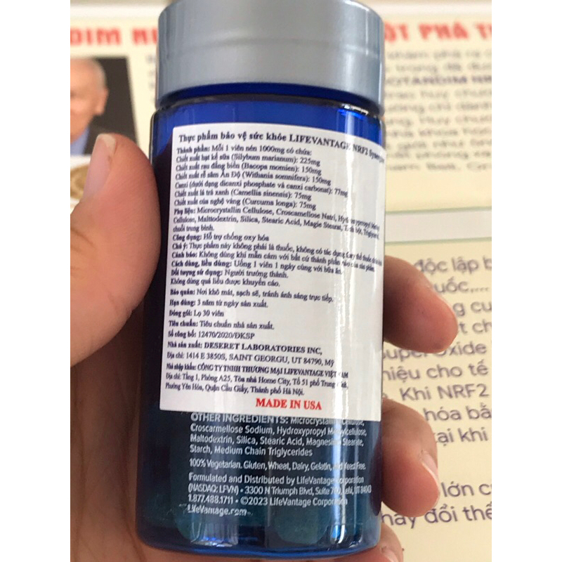 Viên Uống Thảo Dược Protandim LifeVantage - Nrf2 Synergizer