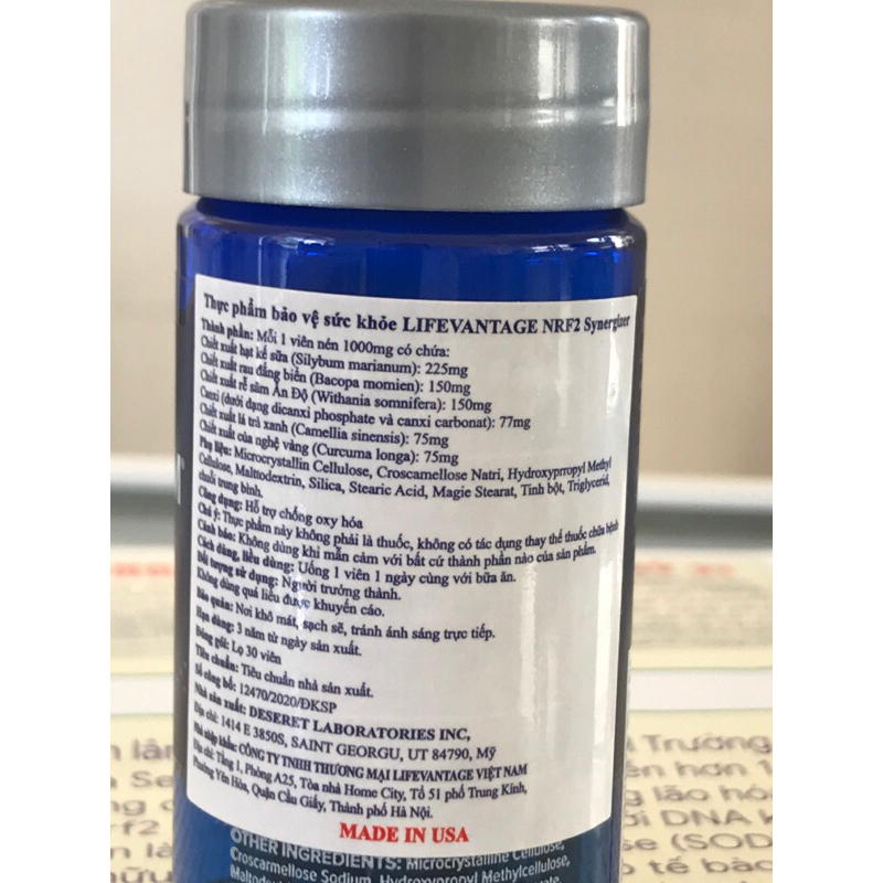 Viên Uống Thảo Dược Protandim LifeVantage - Nrf2 Synergizer