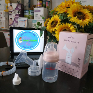 Set phụ kiện máy hút sữa Spectra đủ bình phễu