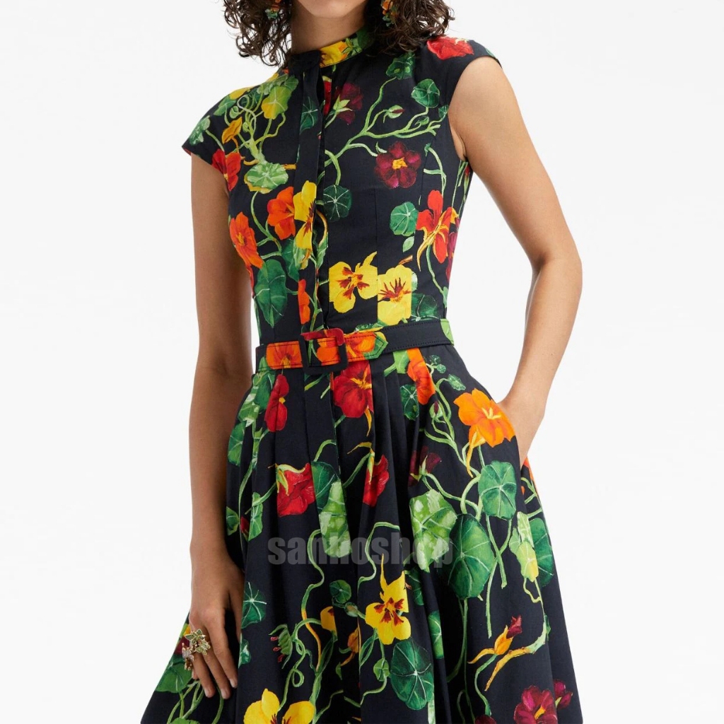 ĐẦM 0SCAR NATURE POPLIN