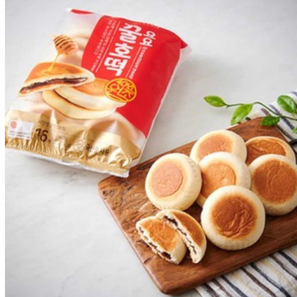 Bánh Hotteok nhân mật ong Samlip Hàn Quốc bịch 400g