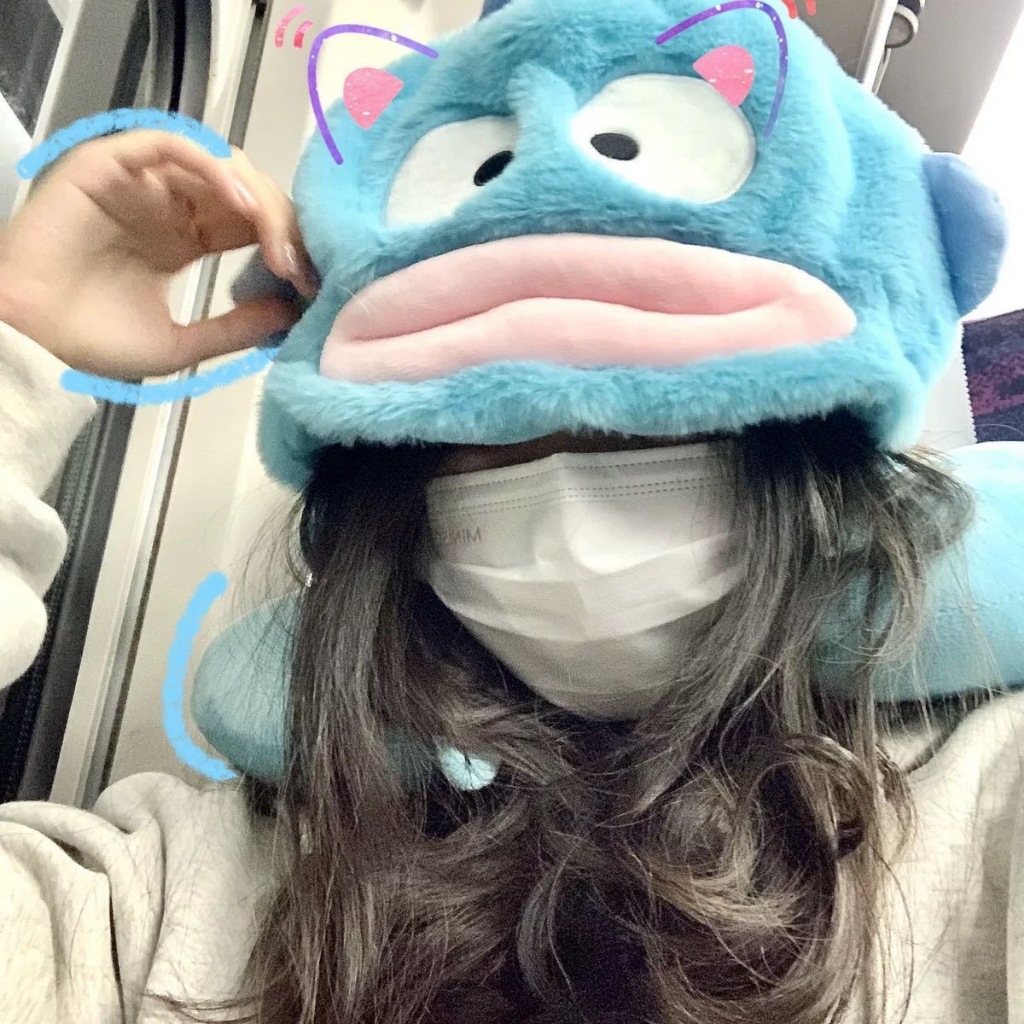 Gối Kê Cổ Chữ U Có Mũ Trùm Đầu Hình Cá Hề Ngộ Nghĩnh