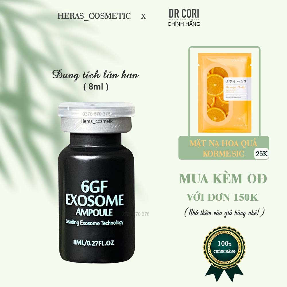 Tế bào gốc 6GF EXOSOME Dr Pluscell _ Dr Cori thế hệ mới (8ml/ lọ)