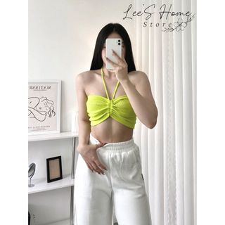 [Ảnh thật - Xưởng sỉ] Áo Croptop Rút Dây Mặc 3 kiểu A017