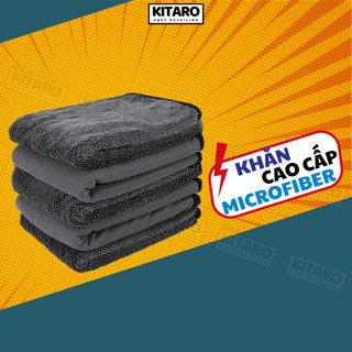 Khăn lau xe microfiber xuất khẩu cao cấp kích thước 40 x 60cm