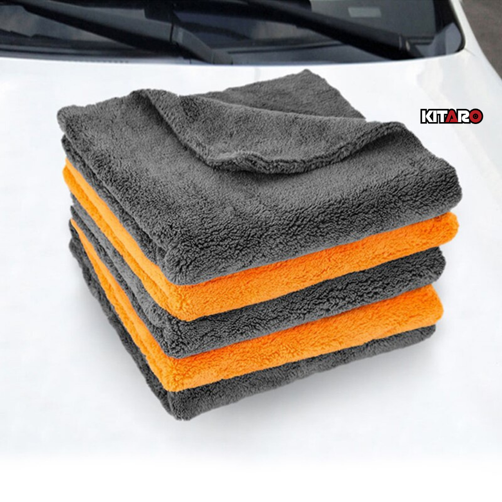 Khăn Microfiber Cao Cấp Siêu Mềm Mịn Thấm Hút Không Viền 40x40cm