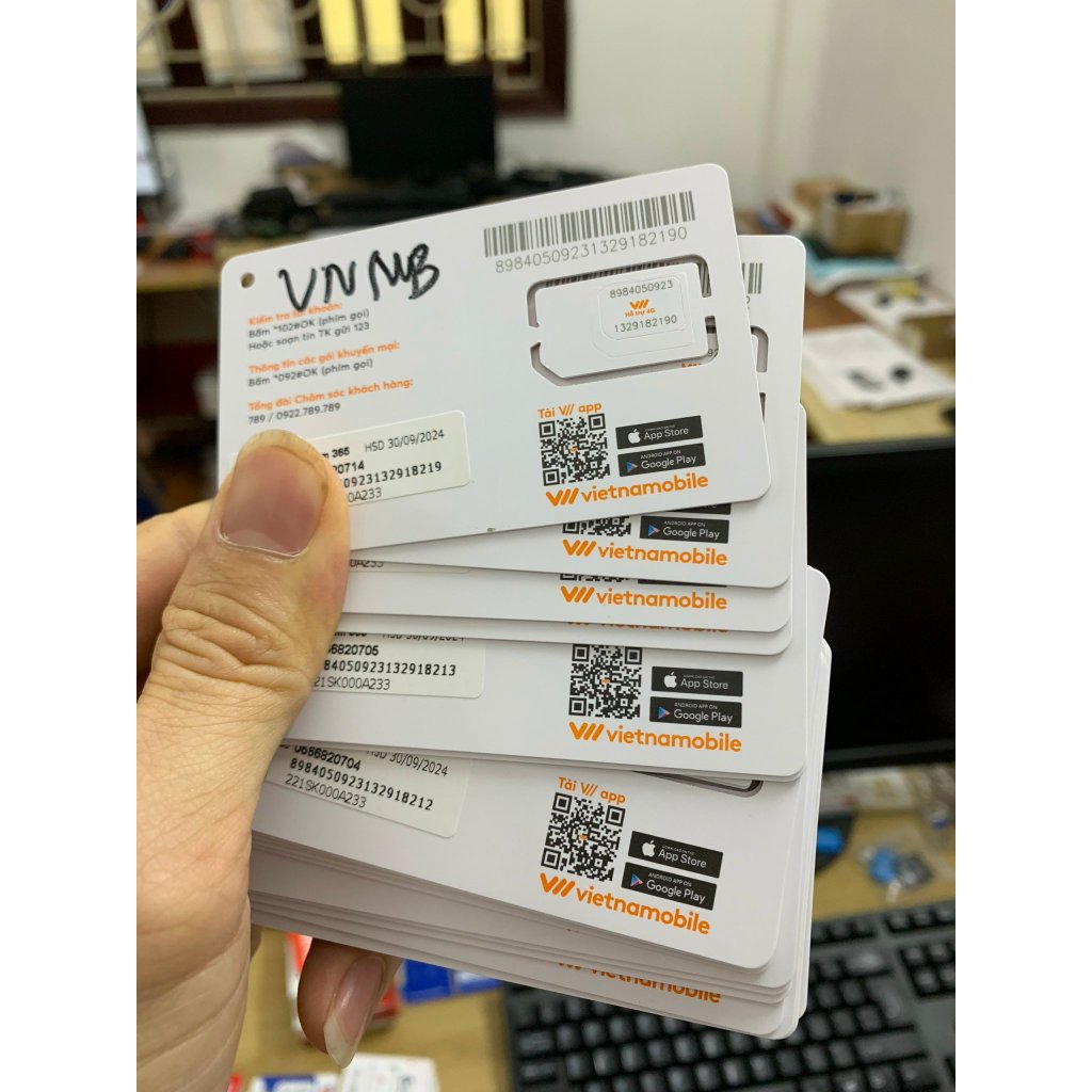 Sim Vietnamobile Data 4G 5GB/Ngày 150GB/tháng vào mạng 12 tháng không cần nạp tiền