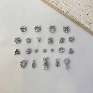 Charm noel bạc bảng 2-charm noel bạc-charm noel lẻ-Đồ Nails Nhật Quyên
