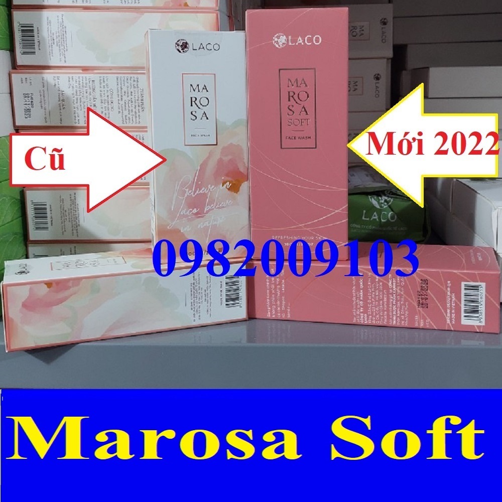 Sữa rửa mặt marosa dna soft laco