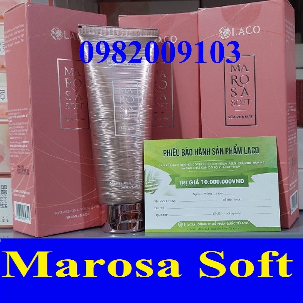 Sữa rửa mặt marosa dna soft laco
