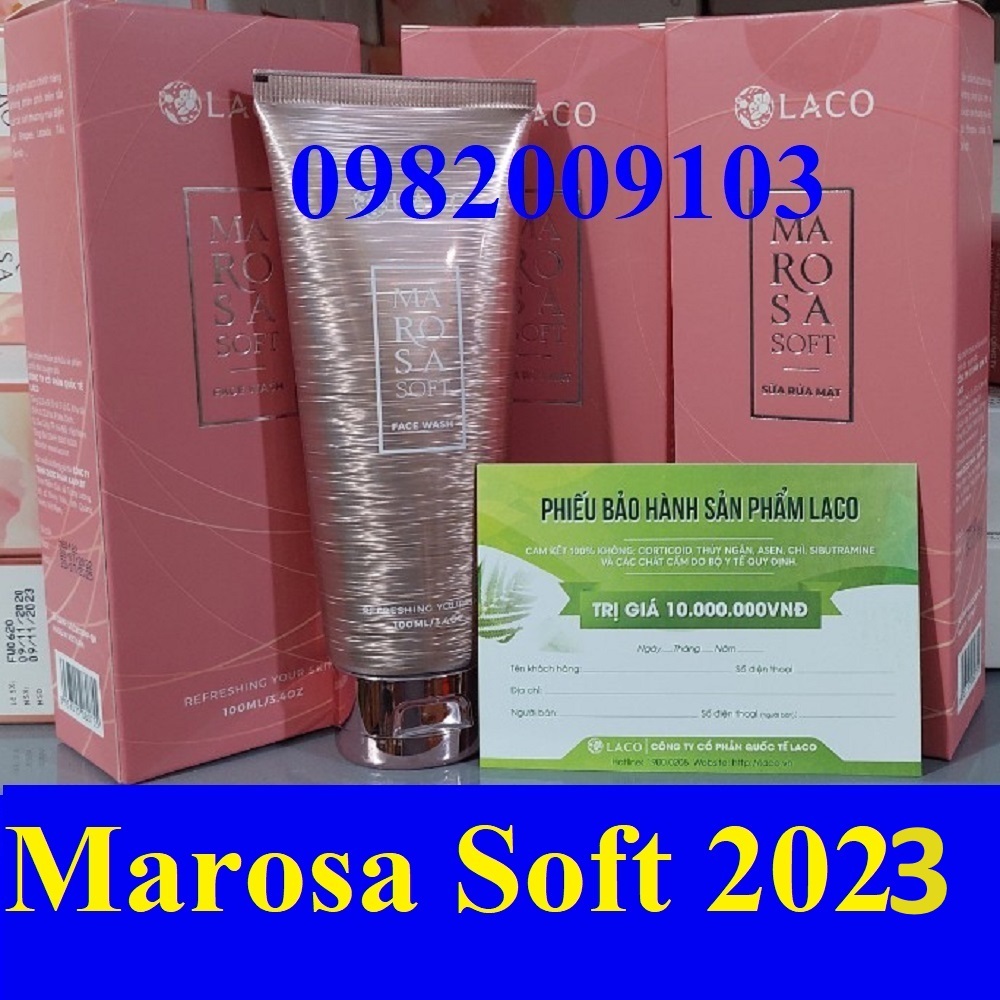 Sữa rửa mặt marosa dna soft laco