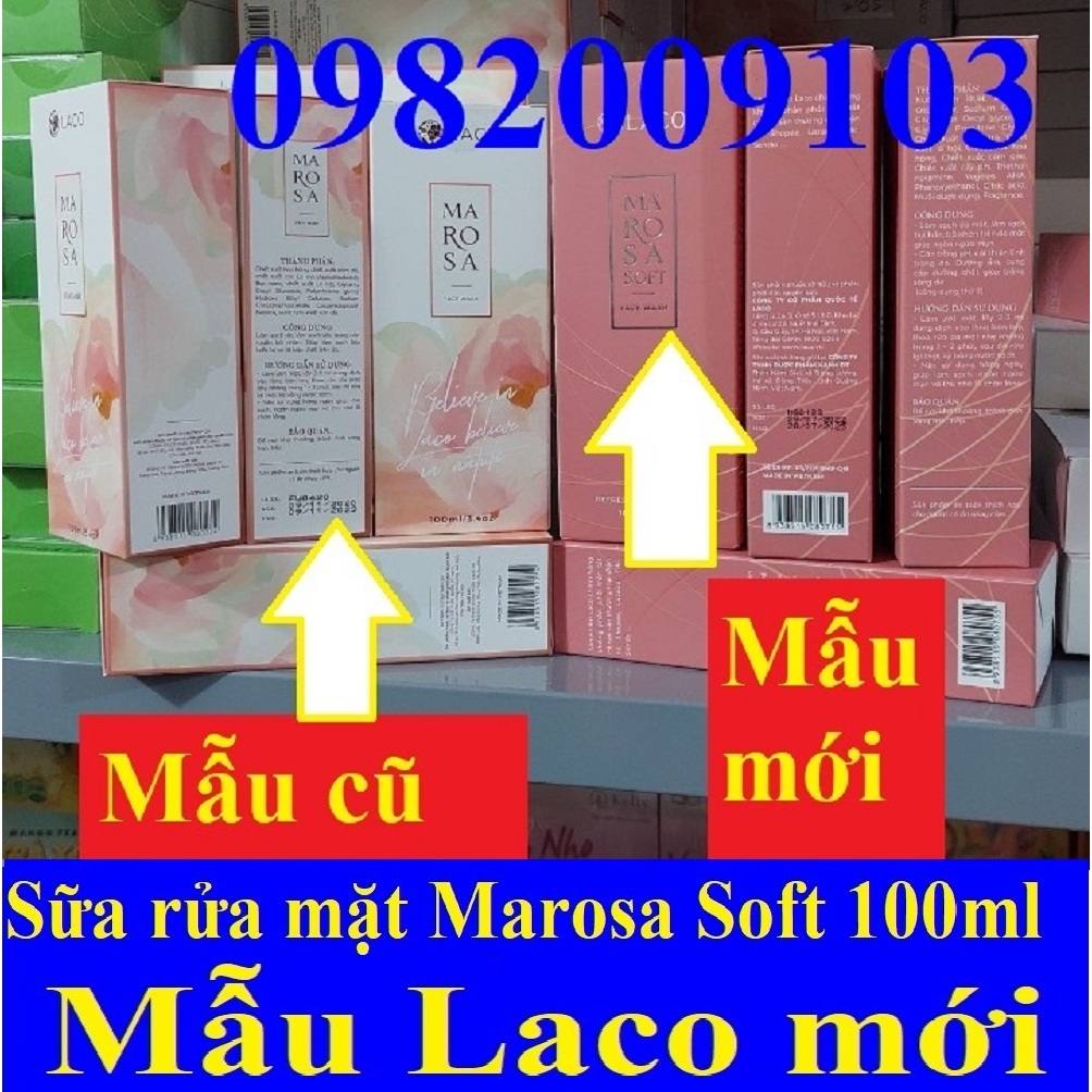 Sữa rửa mặt marosa dna soft laco