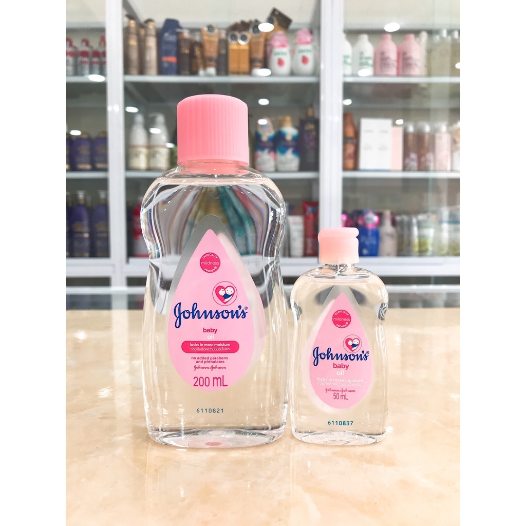 Dầu massage dưỡng ẩm em bé Johnsons Baby Oil 50ml/200ml