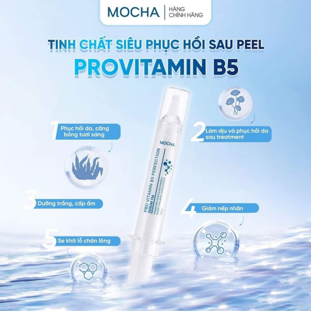 Cam kết chính hãng - Peel da sinh học Mocha - Peel da vi tảo 8X Retinol Mix Peel