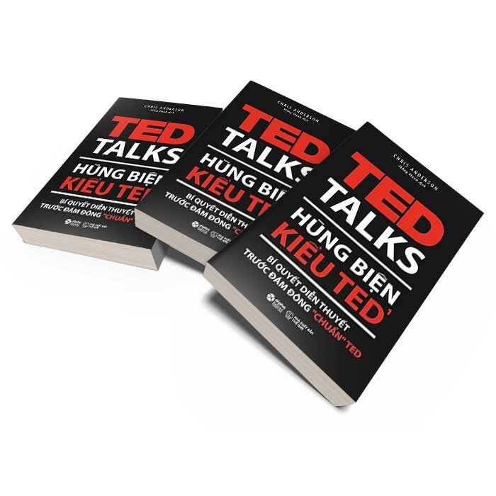 Sách Hùng biện kiểu Ted 1Bí quyết diễn thuyết trước đám đông "chuẩn"