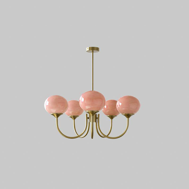 Đèn thả cao cấp NTP80-5 PINK