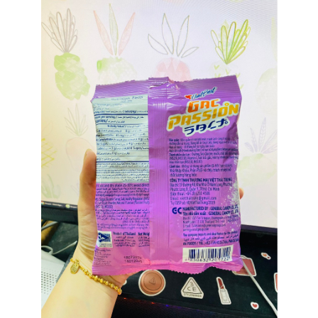 Kẹo chanh muối HartBeat Thái Lan vị CHANH DÂY & GẤC 120g bổ sung Vitamin C