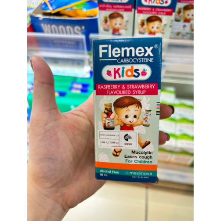 Siro Giảm Ho Long Đờm Flemex Kids 60ml Thái Lan