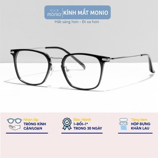 Gọng kính tròn nam nữ chất liệu nhựa dẻo phụ kiện thời trang MONIO nhiều màu sắc 3535