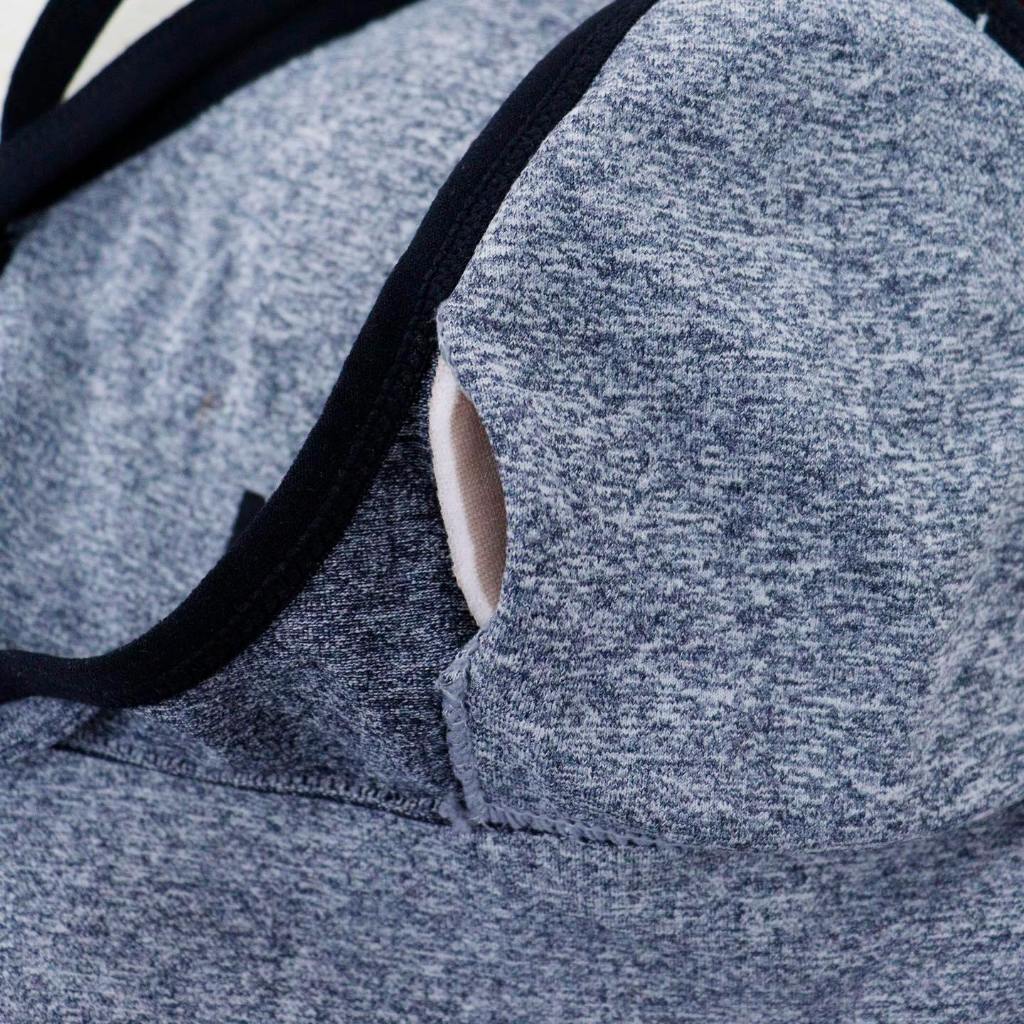 C3795 - Áo bra tập in chữ viền màu, sọc nhuyễn